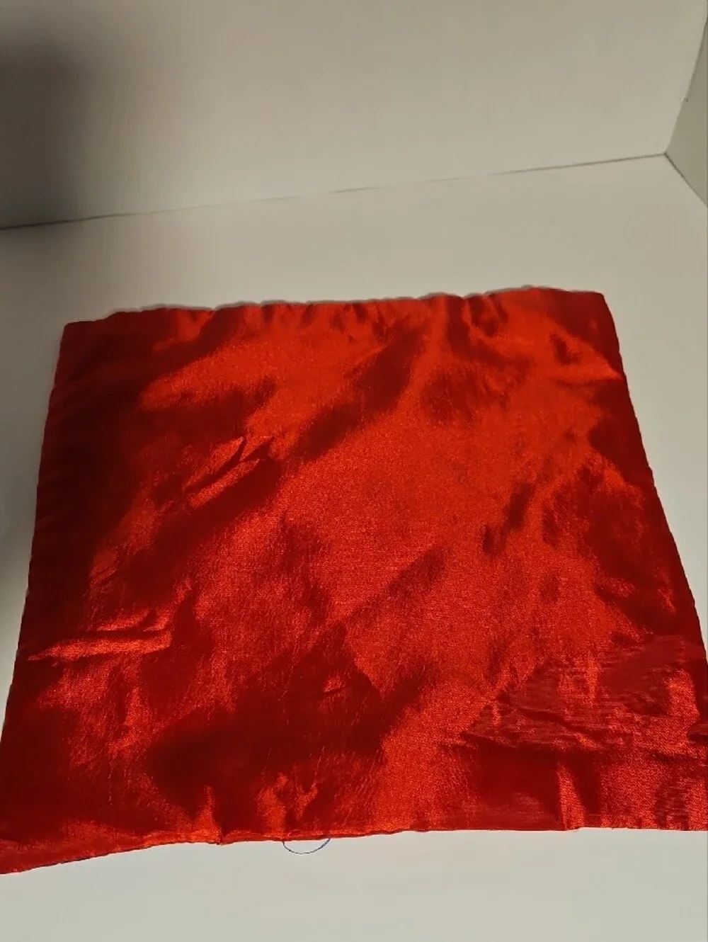 Embroidered Dragon Pillow Cover - Red, Gold, Blue